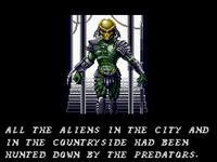 une photo d'Ã©cran de Alien VS Predator (Super Nintendo) sur Nintendo Super Nes